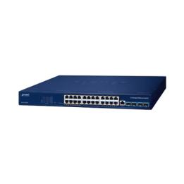 Switch PoE Administrable Capa 3, 24 Puertos Gigabit, Hasta 480 W, 8 Puertos 802.3bt, 16 Puertos 802.3at, 4 Puertos SFP