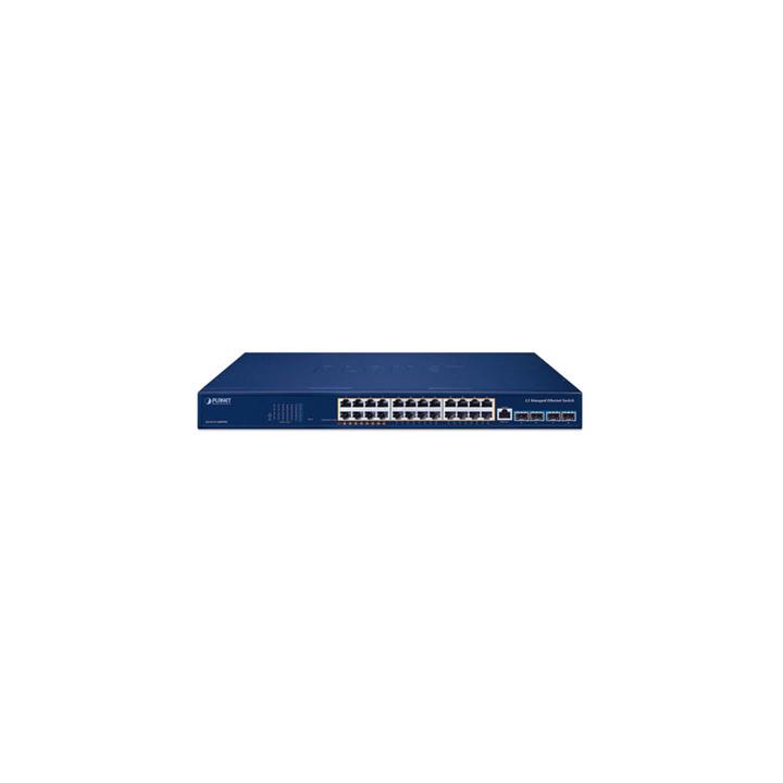 Switch PoE Administrable Capa 3, 24 Puertos Gigabit, Hasta 480 W, 8 Puertos 802.3bt, 16 Puertos 802.3at, 4 Puertos SFP