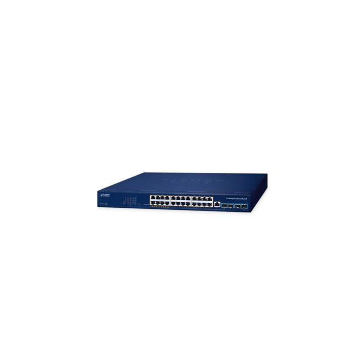 Switch PoE Administrable Capa 3, 24 Puertos Gigabit, Hasta 480 W, 8 Puertos 802.3bt, 16 Puertos 802.3at, 4 Puertos SFP