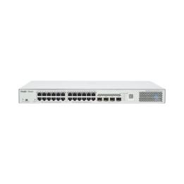 Switch Administrable L2 PoE+ hasta 370W, 24 Puertos Eth 1G, 4 puertos SFP 1G, Administración Remota en la Nube.