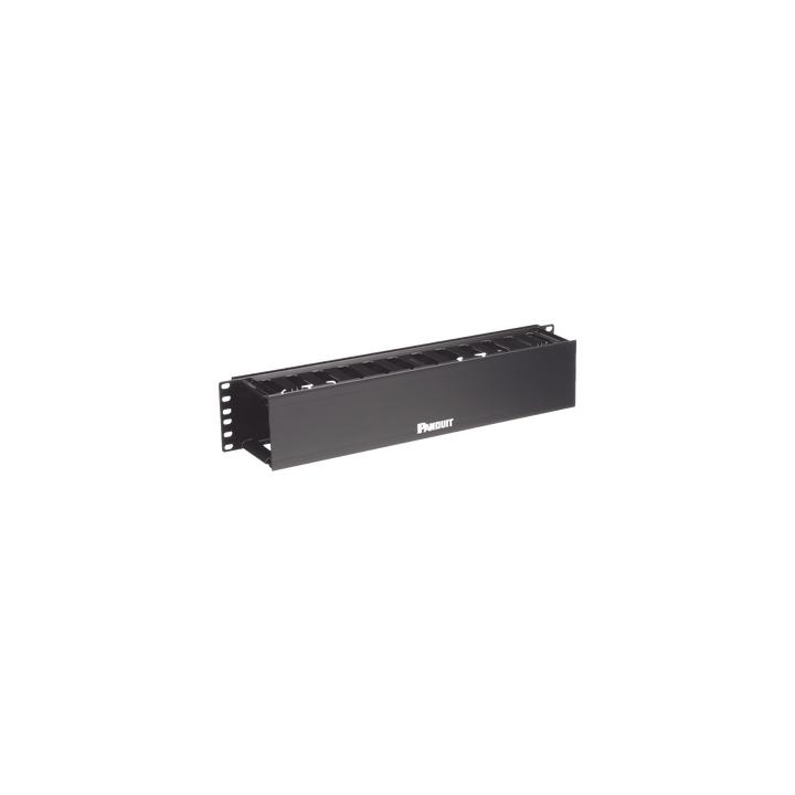 Organizador de Cables Horizontal PatchLink, Sencillo (Solo Frontal), Para Rack de 19in, 2UR
