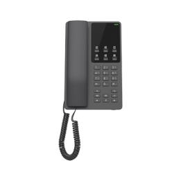 Teléfono IP Hotelero Wi-Fi, 2 líneas SIP con 2 cuentas, codec Opus, IPV4/IPV6, color negro, con gestión en la nube