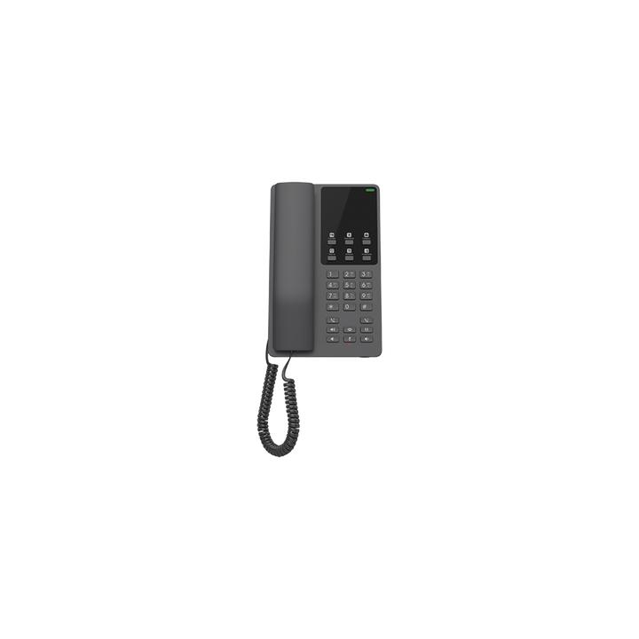 Teléfono IP Hotelero Wi-Fi, 2 líneas SIP con 2 cuentas, codec Opus, IPV4/IPV6, color negro, con gestión en la nube