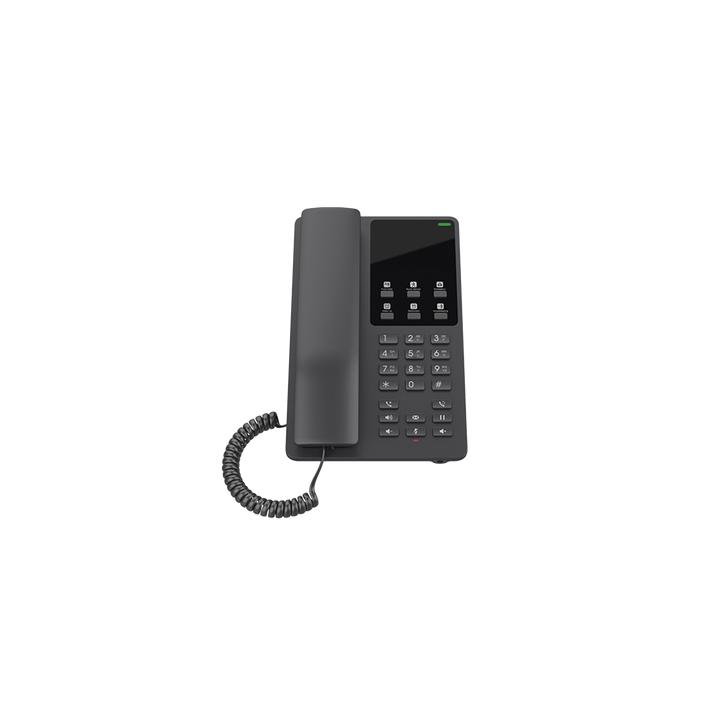 Teléfono IP Hotelero Wi-Fi, 2 líneas SIP con 2 cuentas, codec Opus, IPV4/IPV6, color negro, con gestión en la nube