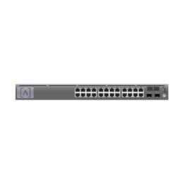 Switch Gigabit PoE+ Administrable / 24 puertos 10/100/1000 Mbps (16 de ellos POE+) + 2 Puertos SFP Uplink / Hasta 240W