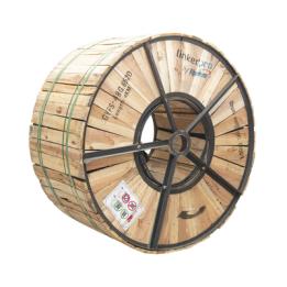 Carrete de 4 km de Fibra Óptica para Exterior G.652D, Armada, Monomodo de 48 Hilos, Loose Tube, Color Negro, Para