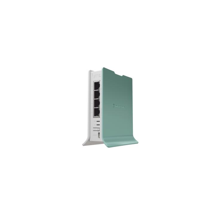 (hAP ax lite) Router WiFi 2.4 Gen6 802.11b/g/n/ax 160mW de potencia, 4 puertos Gigabit
