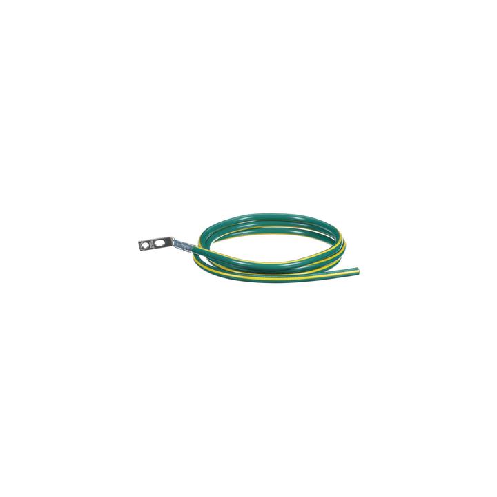 Kit de Jumper para Conexión de Gabinete o Rack de Telecomunicaciones a Barra de Tierra Física, 6 AWG, 1.52 m de Largo