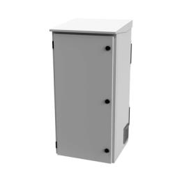 Gabinete de Exterior con Rack de 19" de 24U con Ventiladores y Termostato, Se envía el Gabinete Armado (Montaje a