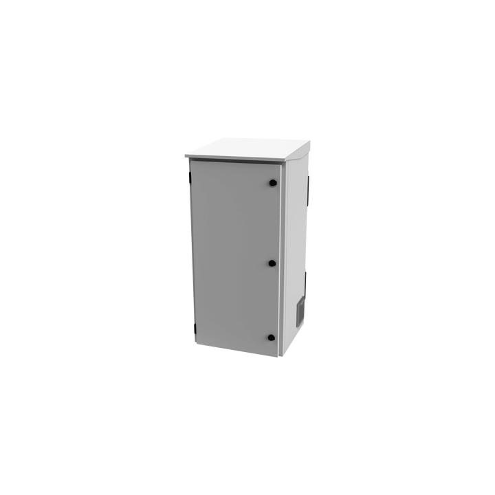 Gabinete de Exterior con Rack de 19" de 24U con Ventiladores y Termostato, Se envía el Gabinete Armado (Montaje a