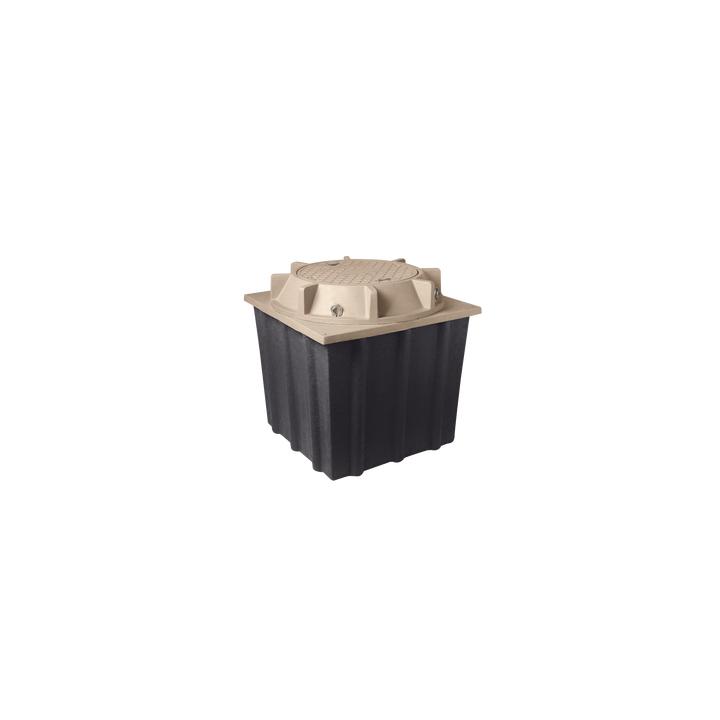 Registro Manhole con Tapa de Concreto Polimérico 1.22 x 1.22 x 1.22 Metros (4 x 4 x 4 Pies), Resistencia 20 Toneladas,