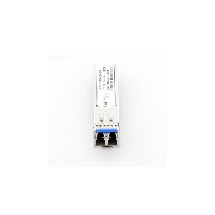 Transceptor Óptico SFP (Mini-Gbic) / Monomodo 1310 nm / 1.25 Gbps / 1000BASE-EX / Conectores LC/UPC Dúplex / DDM /