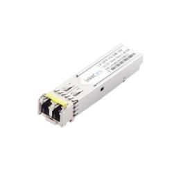 Transceptor Óptico SFP (Mini-Gbic) / Monomodo 1550 nm / 1.25 Gbps / 1000BASE-ZX / Conectores LC/UPC Dúplex / DDM /