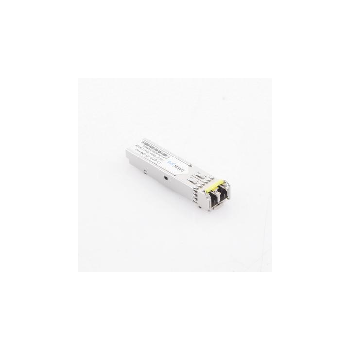 Transceptor Óptico SFP (Mini-Gbic) / Monomodo 1550 nm / 1.25 Gbps / 1000BASE-ZX / Conectores LC/UPC Dúplex / DDM /