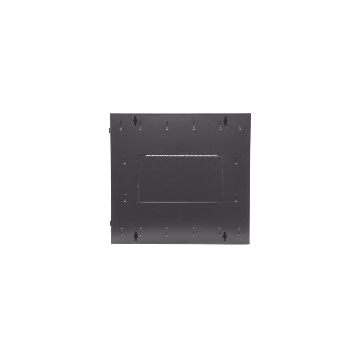 Gabinete PanZone de Montaje en Pared, de 19in, Puerta Ventilada, 12 UR, 635mm de Profundidad, Color Negro