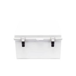 Gabinete de Plástico ABS, Uso en Intemperie ip66 (300 x 300 x 180 mm) Cierre por Broche Inoxidable y Permite Cerrado