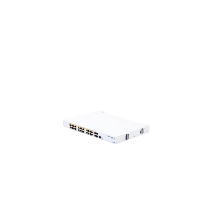 CRS328-24P-4S+RM - 24 port Gigabit Ethernet router/switch with four 10Gbps SFP+