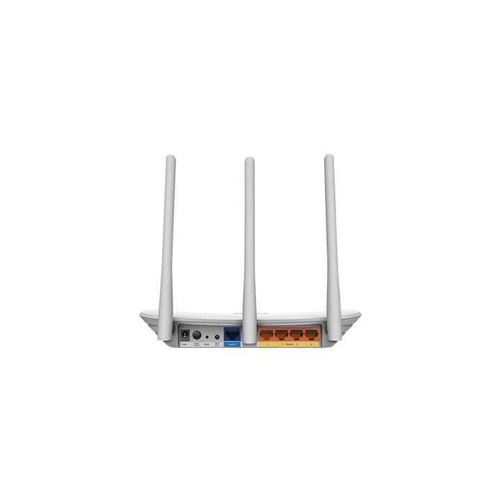 Router Inalámbrico WISP, 2.4 GHz, 300 Mbps, 3 antenas externas omnidireccional 5 dBi, 4 Puertos LAN 10/100 Mbps, 1
