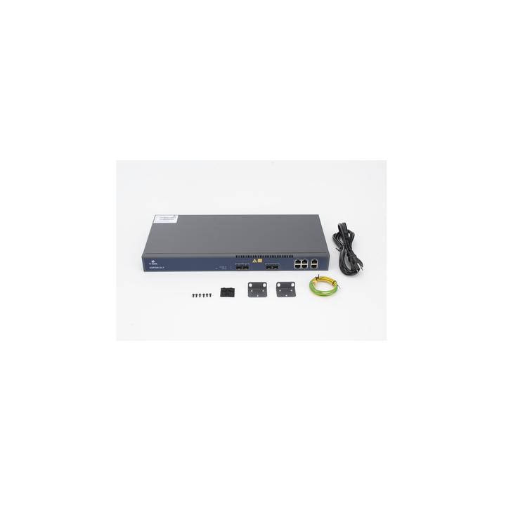 OLT de 2 puertos EPON con 6 puertos Uplink (4 puertos Gigabit Ethernet + 2 puertos Gigabit Ethernet SFP/SFP+) / hasta