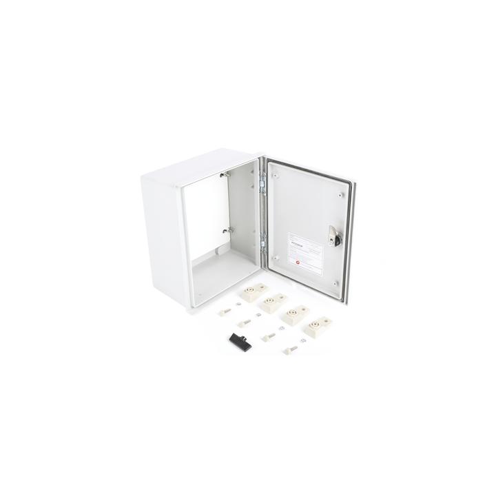 Gabinete de Poliéster IP65 Uso en Intemperie (250 x 300 x 140 mm) con Placa Trasera Interior de Plástico (Incluye