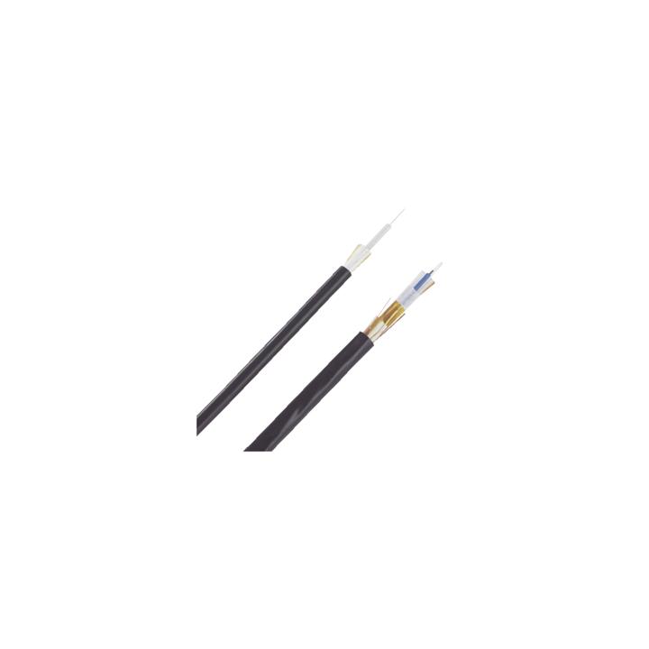 Cable de Fibra Óptica de 12 Hilos, Monomodo OS2, Interior/Exterior, Loose Tube 250um, No Conductiva (Dieléctrica),