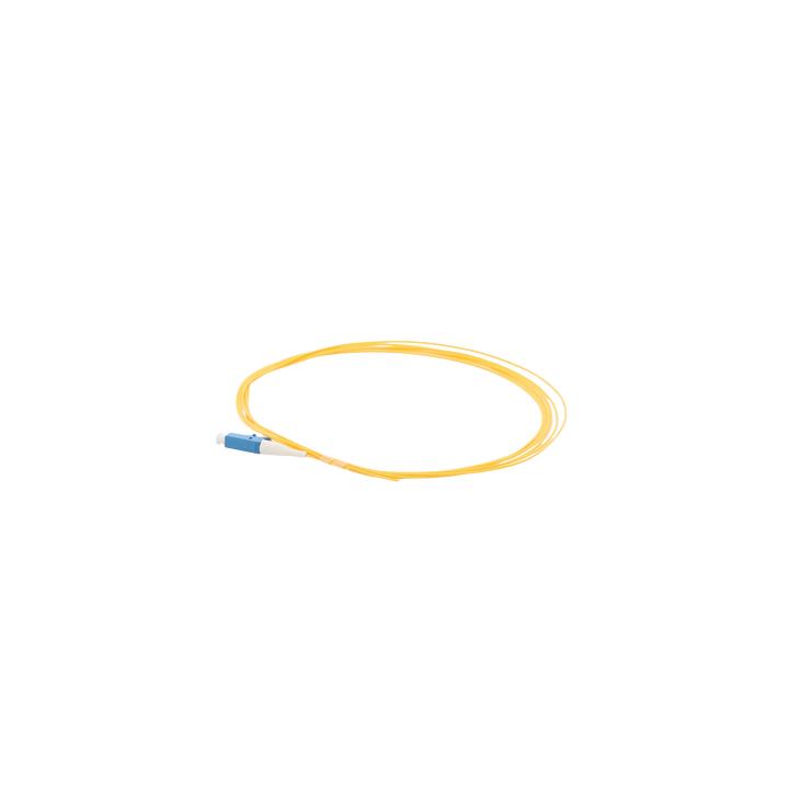 Pigtail de Fibra Óptica Monomodo LC/UPC, Simplex de 2 Metros (6.56 Pies)