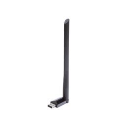 Adaptador  USB inalámbrico doble banda AC 600 Mbps, antena de alta ganancia.