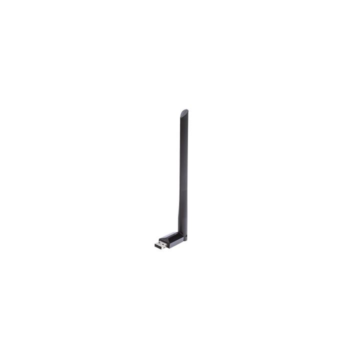 Adaptador  USB inalámbrico doble banda AC 600 Mbps, antena de alta ganancia.