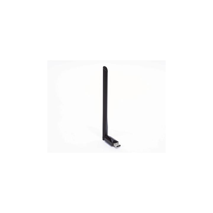 Adaptador  USB inalámbrico doble banda AC 600 Mbps, antena de alta ganancia.