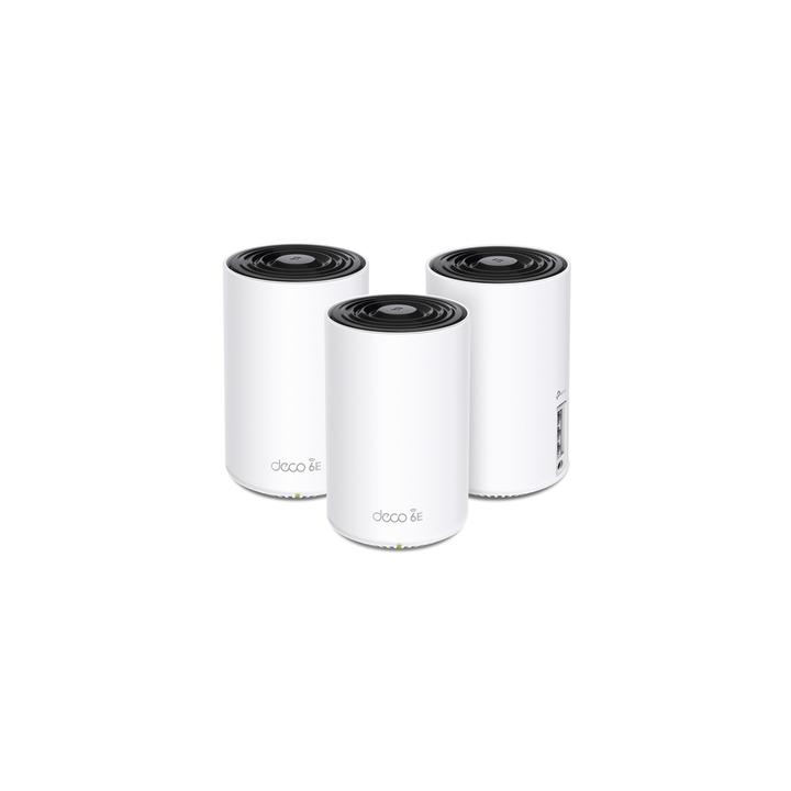 Kit 3 Routers Inalámbricos MESH Interior para Hogar / Doble Banda Wi-Fi 6E AX5400 Mbps / 3 Puerto Gigabit WAN/LAN / 4