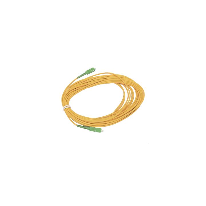 Jumper de Fibra Óptica Simplex, Monomodo, con Conectores SC/APC-SC/APC, 10 Metros (32.81 Pies)