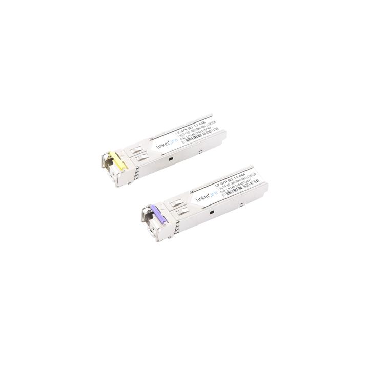 Transceptores Ópticos Bidireccionales SFP (Mini-Gbic) / Monomodo 1490 & 1550 nm / 1.25 Gbps / 1000BASE-BX / Conector
