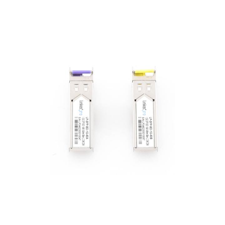 Transceptores Ópticos Bidireccionales SFP (Mini-Gbic) / Monomodo 1490 & 1550 nm / 1.25 Gbps / 1000BASE-BX / Conector