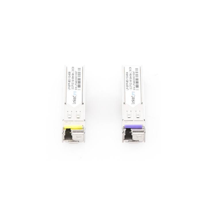 Transceptores Ópticos Bidireccionales SFP (Mini-Gbic) / Monomodo 1490 & 1550 nm / 1.25 Gbps / 1000BASE-BX / Conector