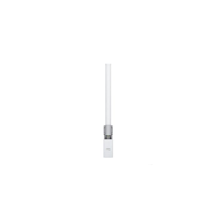 Antena omnidireccional, potente cobertura de 360°, doble polaridad MIMO 2x2, frecuencia 5 GHz (5.45-5.85 GHz) de 13 dBi