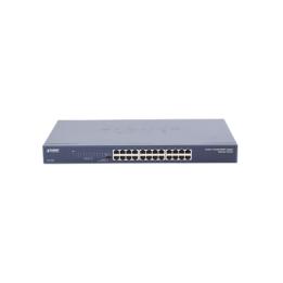 Switch No Administrable Gigabit de 24 Puertos 10/100/1000 Mbps, Con Modo Extendido Para Envió de Datos de Hasta 200 m