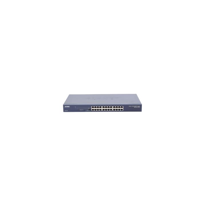 Switch No Administrable Gigabit de 24 Puertos 10/100/1000 Mbps, Con Modo Extendido Para Envió de Datos de Hasta 200 m
