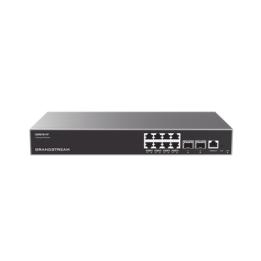 Switch Capa 3 PoE+ Administrable / 8 puertos 10/100/1000 Mbps + 2 Puertos SFP+ de 10 Gigabits / Hasta 120W / Compatible