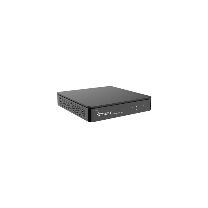 Conmutador IP SIP Yeastar para PYMES / 20 extensiones/ 10 llamadas simultaneas/ 2 puertos FXO (Tarjeta Incluida).