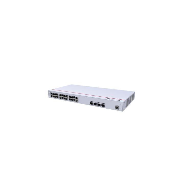 Switch de Distribución/Core Gigabit Administrable PoE Capa 3 / 24 puertos 10/100/1000 Mbps (PoE) / 4 Puertos 1GE SFP