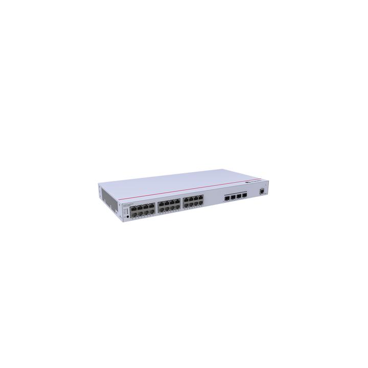 Switch de Distribución/Core Gigabit Administrable PoE Capa 3 / 24 puertos 10/100/1000 Mbps (PoE) / 4 Puertos 1GE SFP