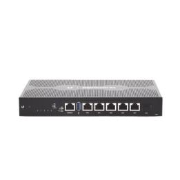 EdgeRouter 6 PoE pasivo 24 V, con 5 puertos 10/100/1000 Mbps + 1 puerto SFP, con funciones avanzadas de ruteo