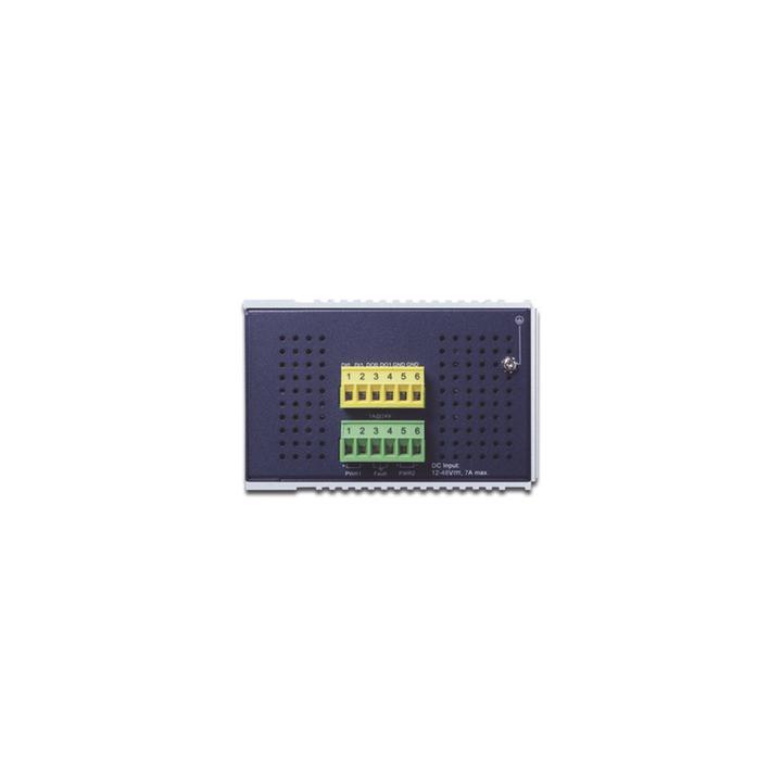Switch Industrial Administrable Capa 2, 8 puertos PoE Gigabit 802.3af/at, 2 Puertos SFP de 1 / 2.5 Gigabit, Entrada de