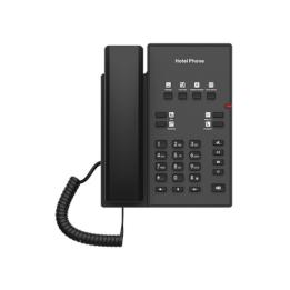 Teléfono IP para Hotelería, profesional con 8 teclas programables para servicio rápido, plantilla personalizable con