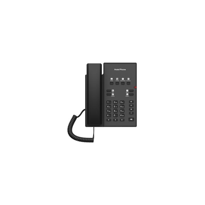 Teléfono IP para Hotelería, profesional con 8 teclas programables para servicio rápido, plantilla personalizable con
