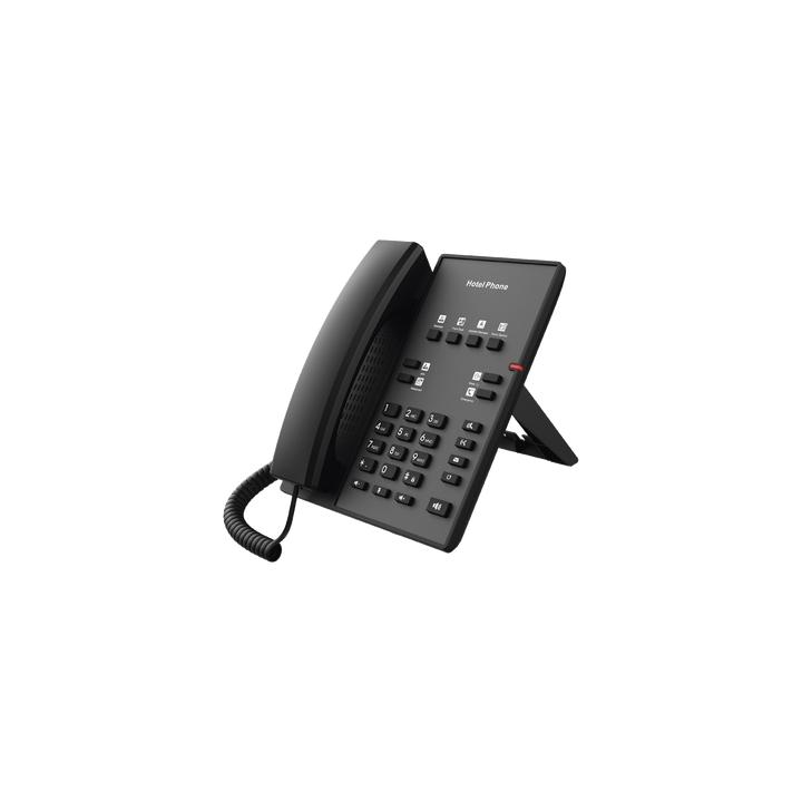 Teléfono IP para Hotelería, profesional con 8 teclas programables para servicio rápido, plantilla personalizable con