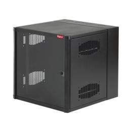 Gabinete AccessPlus de 19 UR Montaje en Pared de 19in, Rieles Numerados y Roscados #10-32, Puerta con Ventana de