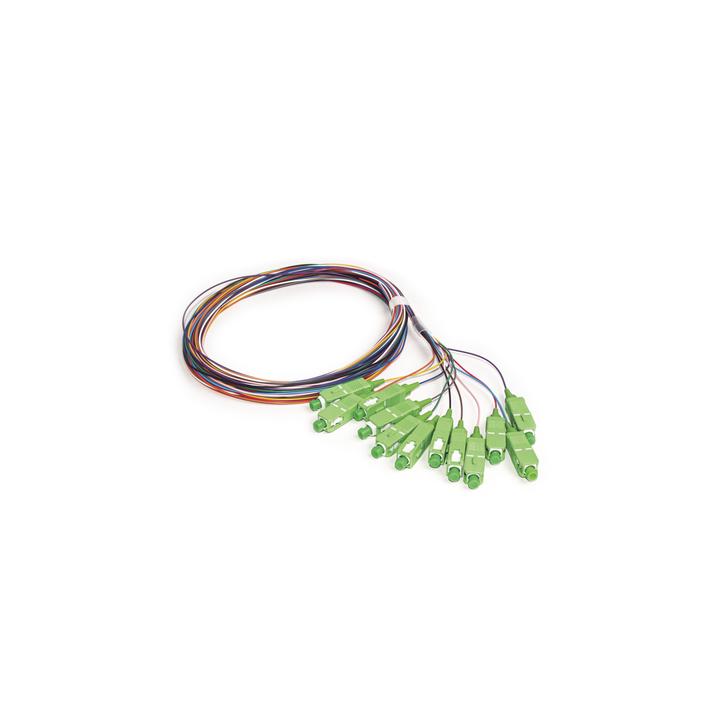 Kit de 12 Pigtails SC/APC Monomodo 2 Metros (6.56 Pies)