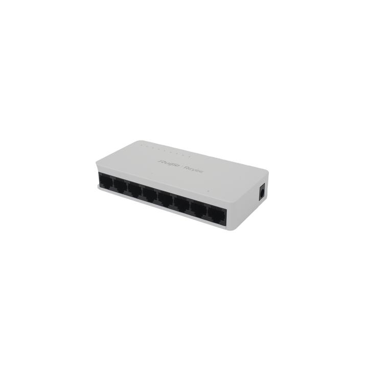 Switch no administrable, Visible en la Topología de la Nube, con 8 puertos Gigabit 1G