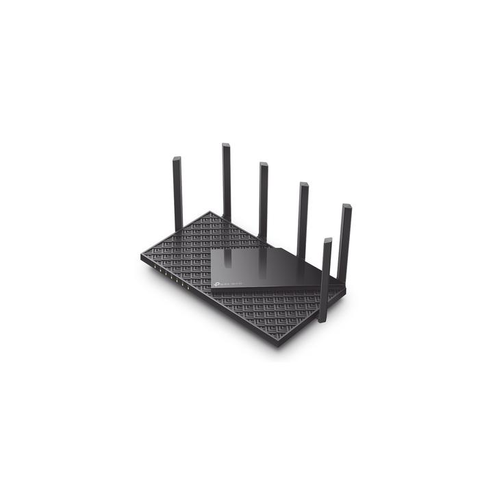 Router Triple Banda WiFi 6E / AX5400 MU-MIMO / 1 Puerto WAN 1 10/100/1000 Mbps / 4 Puertos LAN 10/100/1000 Mbps / 1
